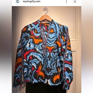 Colorful Patterned Women's Maude Vivante Top